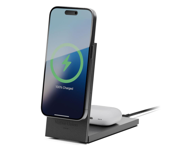 Native Union Rise 2-in-1 Qi2 wireless charger black - 1288639 - zdjęcie 6